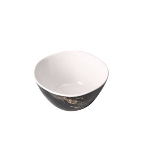 Melamine 6inch Bowl Marble Design Black