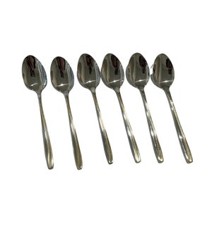Tea Spoon 6pc Set S/S Gold & Silver 100set/Case