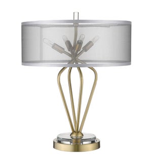 Perret 4-Light Table Lamp
