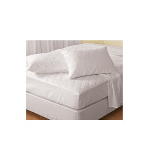Antibac_T230 Pillow Protector Pair White Queen