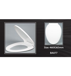 SOFT CLOSE Elongated TOILET SEAT  WITH TOP FITTING 10/B