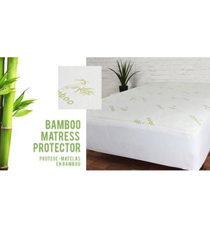 Bamboo Waterproof Full Mattress Protector 17" 6B