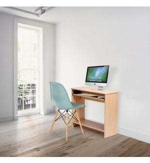 Maemi Wooden Computer Desk Beech 1B