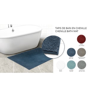 Chenille Bathmat 50x80CM - 18B