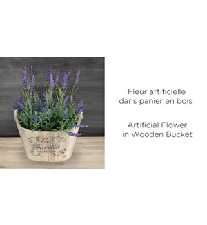 Flower Bucket Jardin - 19.5x14x25-8B