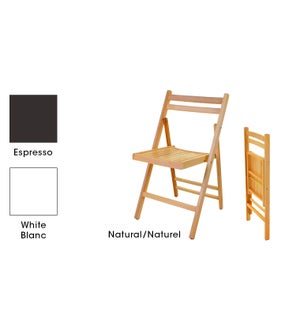 WOOD FOLDING CHAIR NATURAL 45*54*81CM
