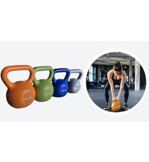 Sports Fitness Kettlebell 15lbs Green Color
