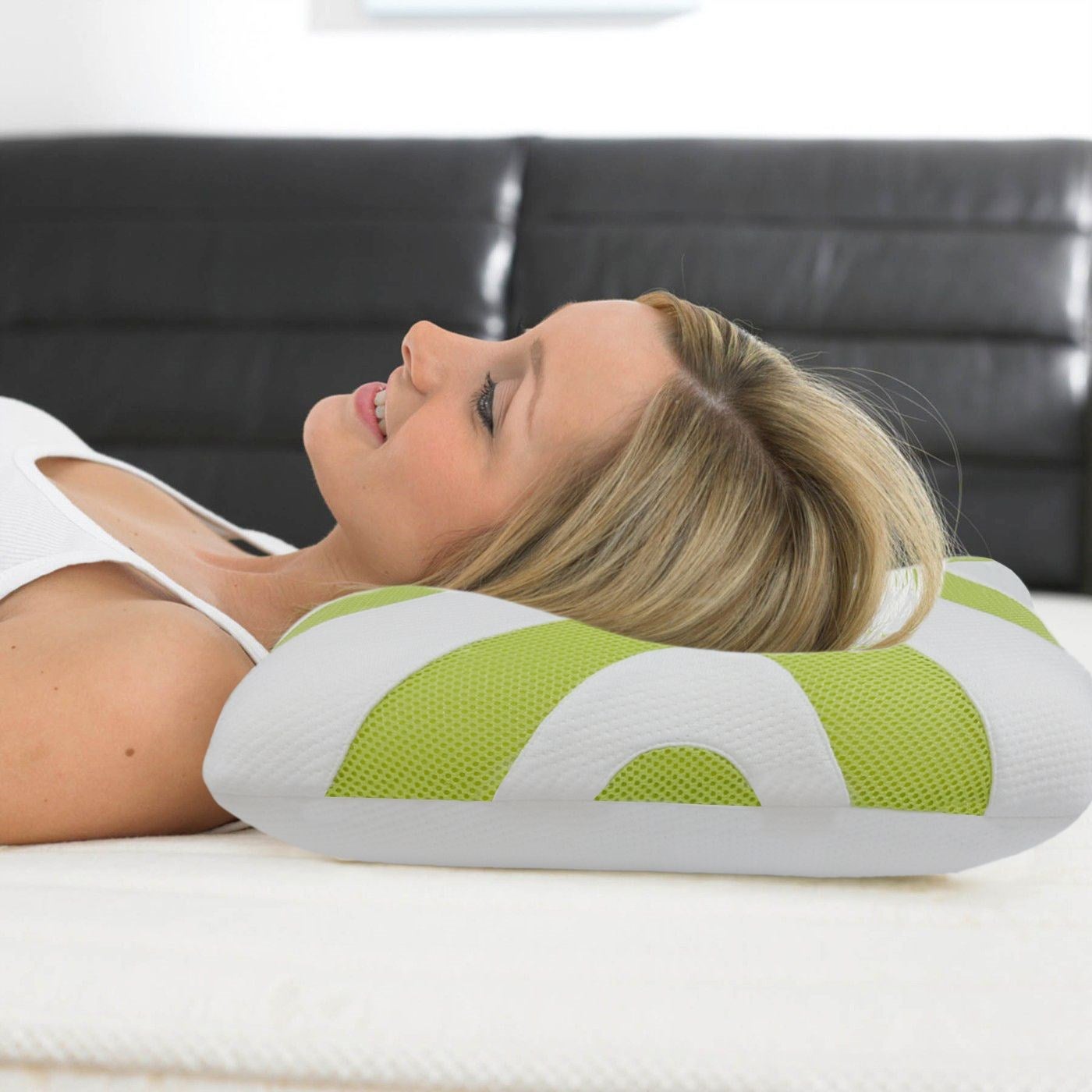 neon memory foam pillow