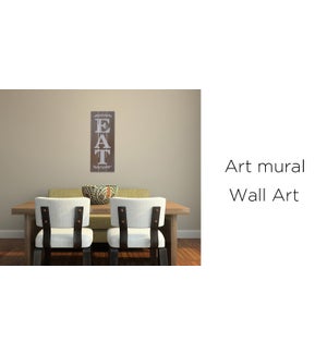 Eat Wall Art 20x50 - 6B