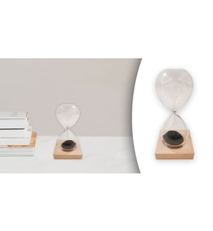 Hourglass on Wood Base 8x16 - 12B