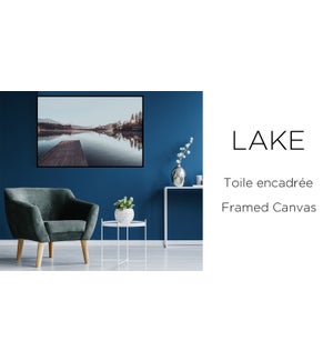 Canvas Framed 60x90 Lake - 60x90 - 5B E-comm
