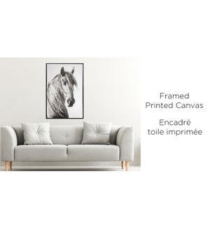 Horse Canvas Framed 20 75x115 - 3B
