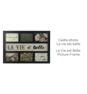 La vie est belle Photo Frame blk- 6 - 47.6x32.7 - 12B