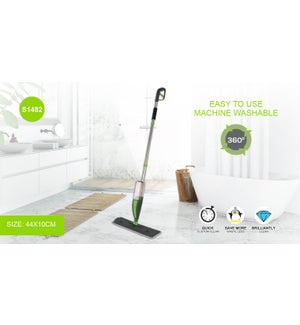 SPARY MOP,ALUMINUM HANDLE green and grey 12/b