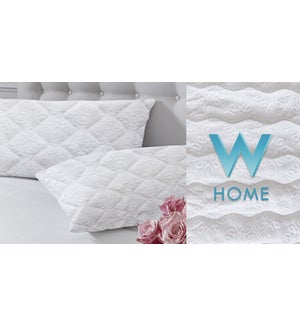 Soft Touch Pillow Protector White Queen