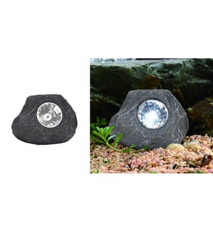 Solar Resin Stone Light - 14x10x9-9B
