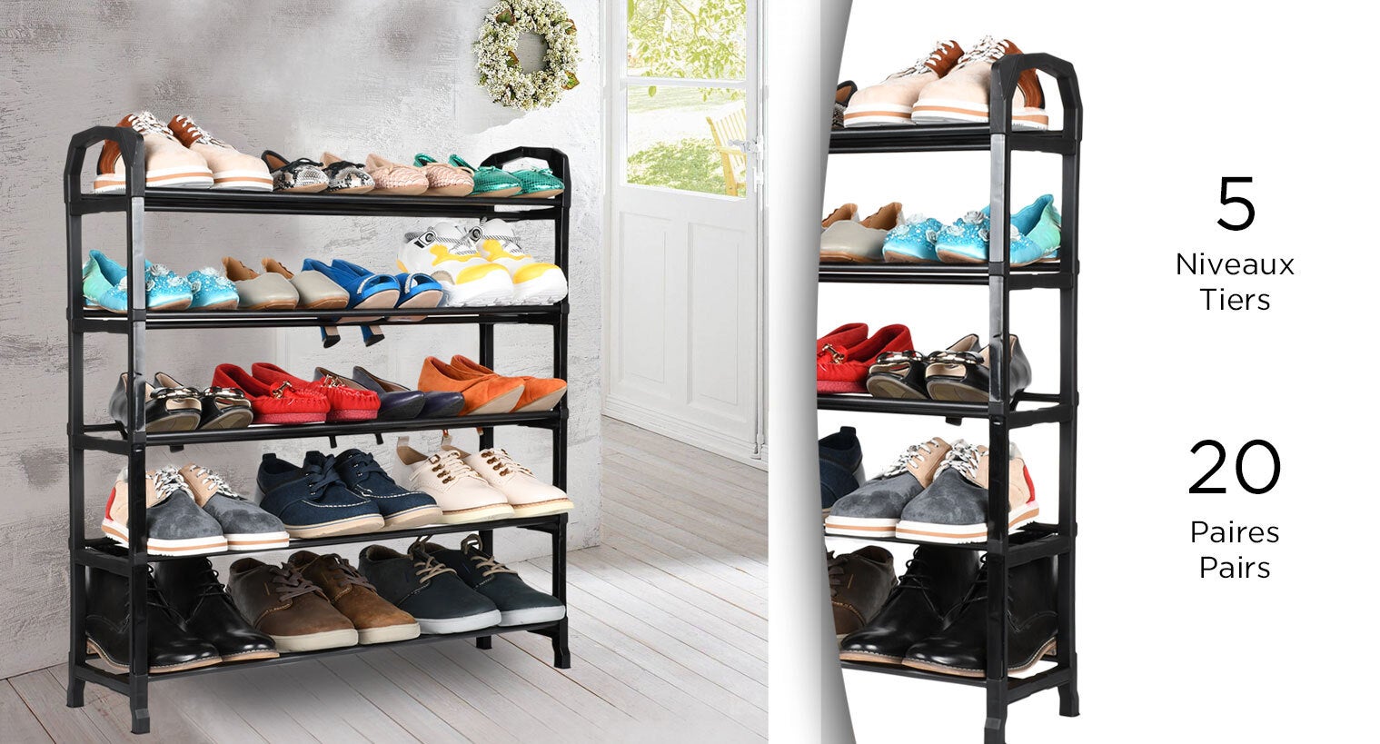 Keplin shoe online rack