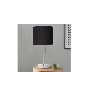 Metal Table Lamp Black 19x19x42-4B