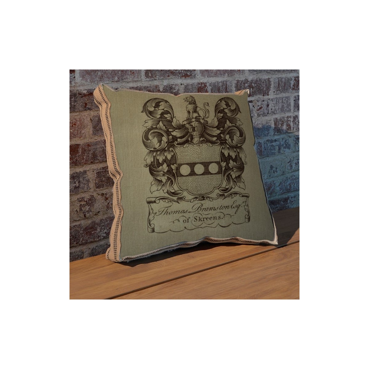 Lions Crest pillow
