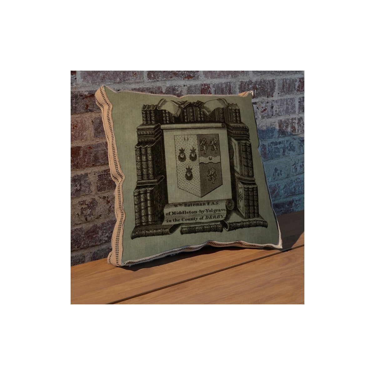 Study Crest pillow