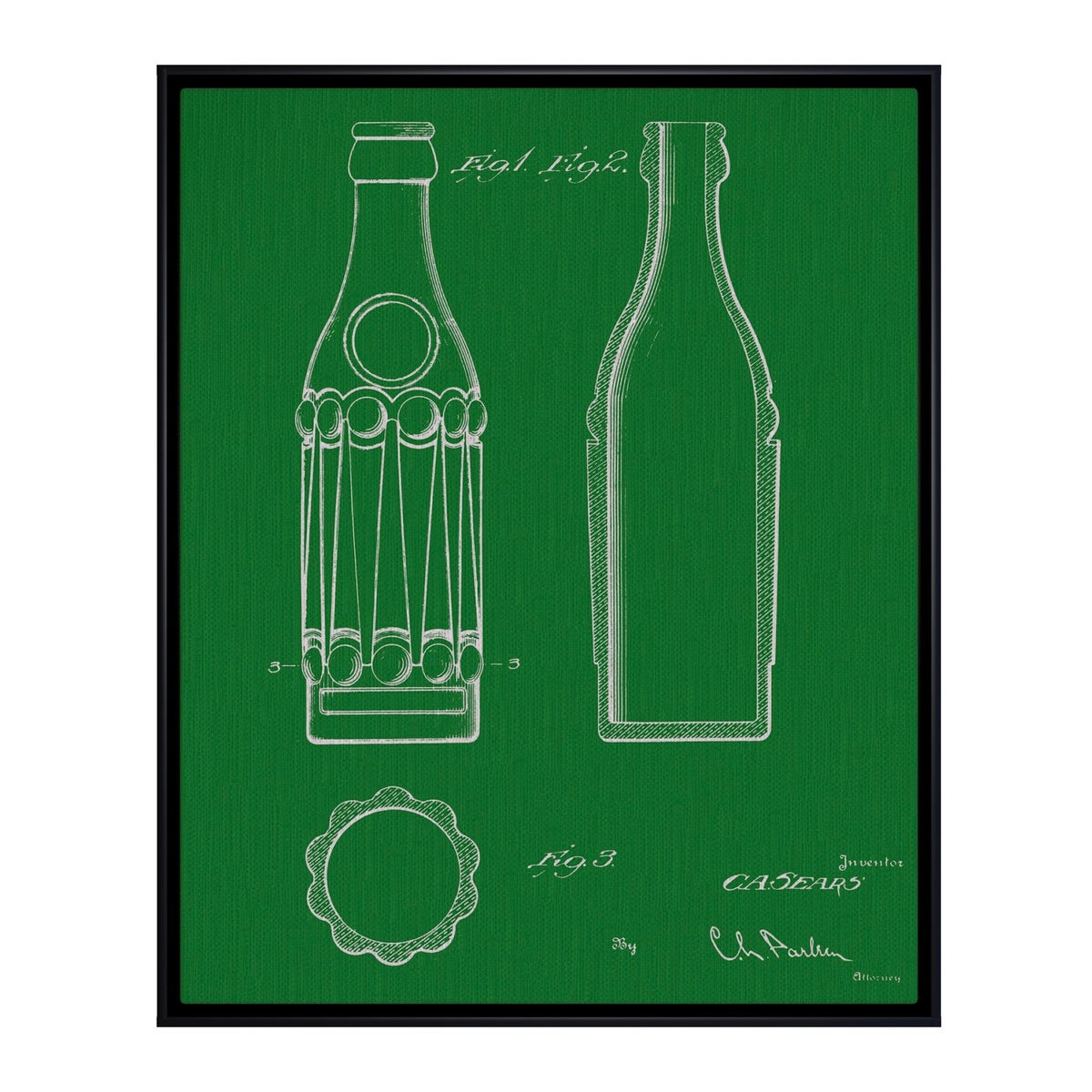 Vintage Soda Bottle IV color