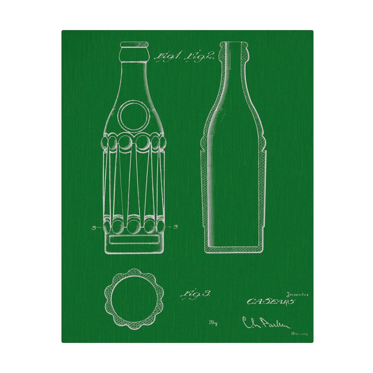 Vintage Soda Bottle IV color