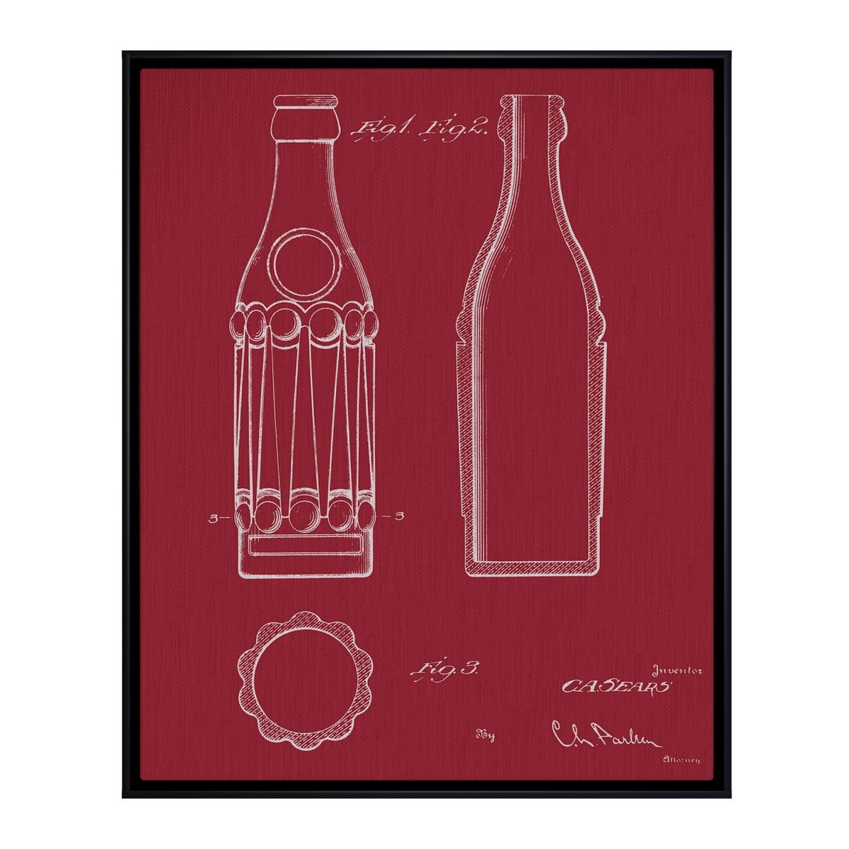 Vintage Soda Bottle V color