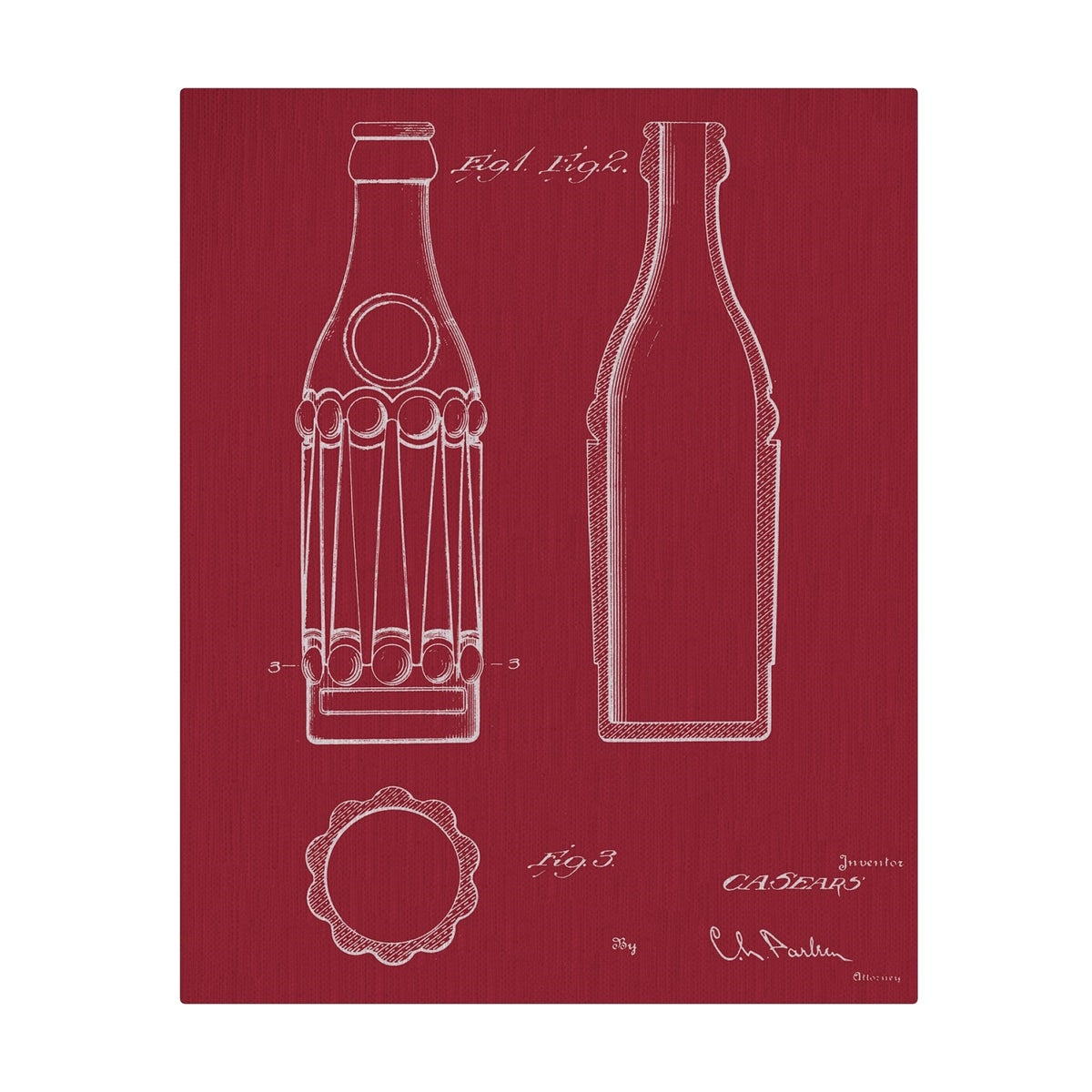 Vintage Soda Bottle V color
