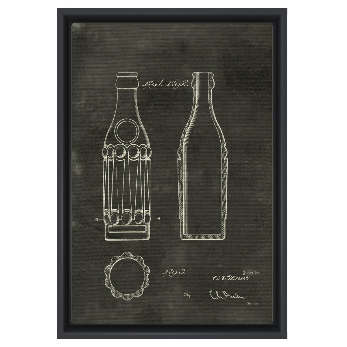Vintage Soda Bottle VI color