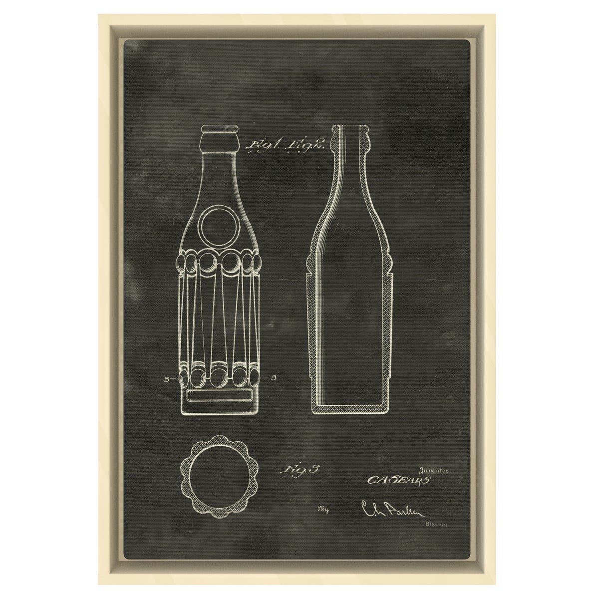 Vintage Soda Bottle VI color