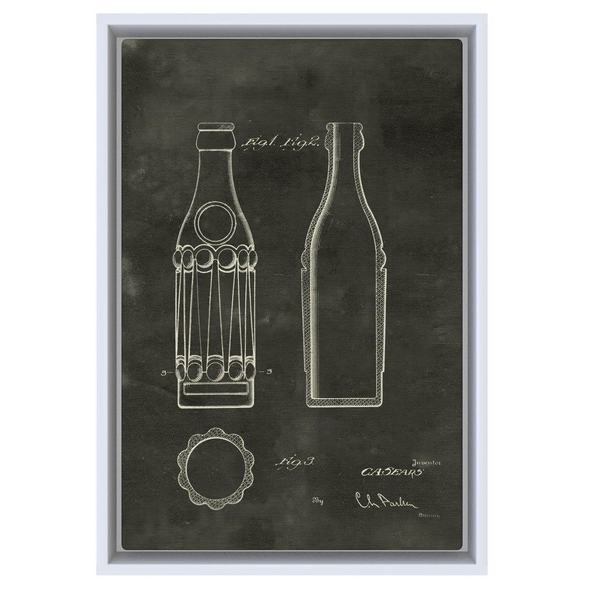Vintage Soda Bottle VI color