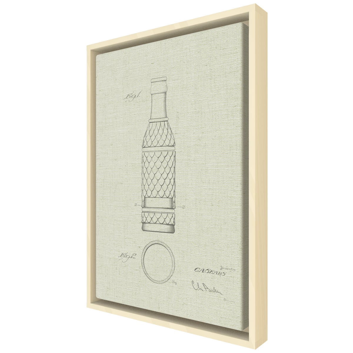 Vintage Soda Bottle I white