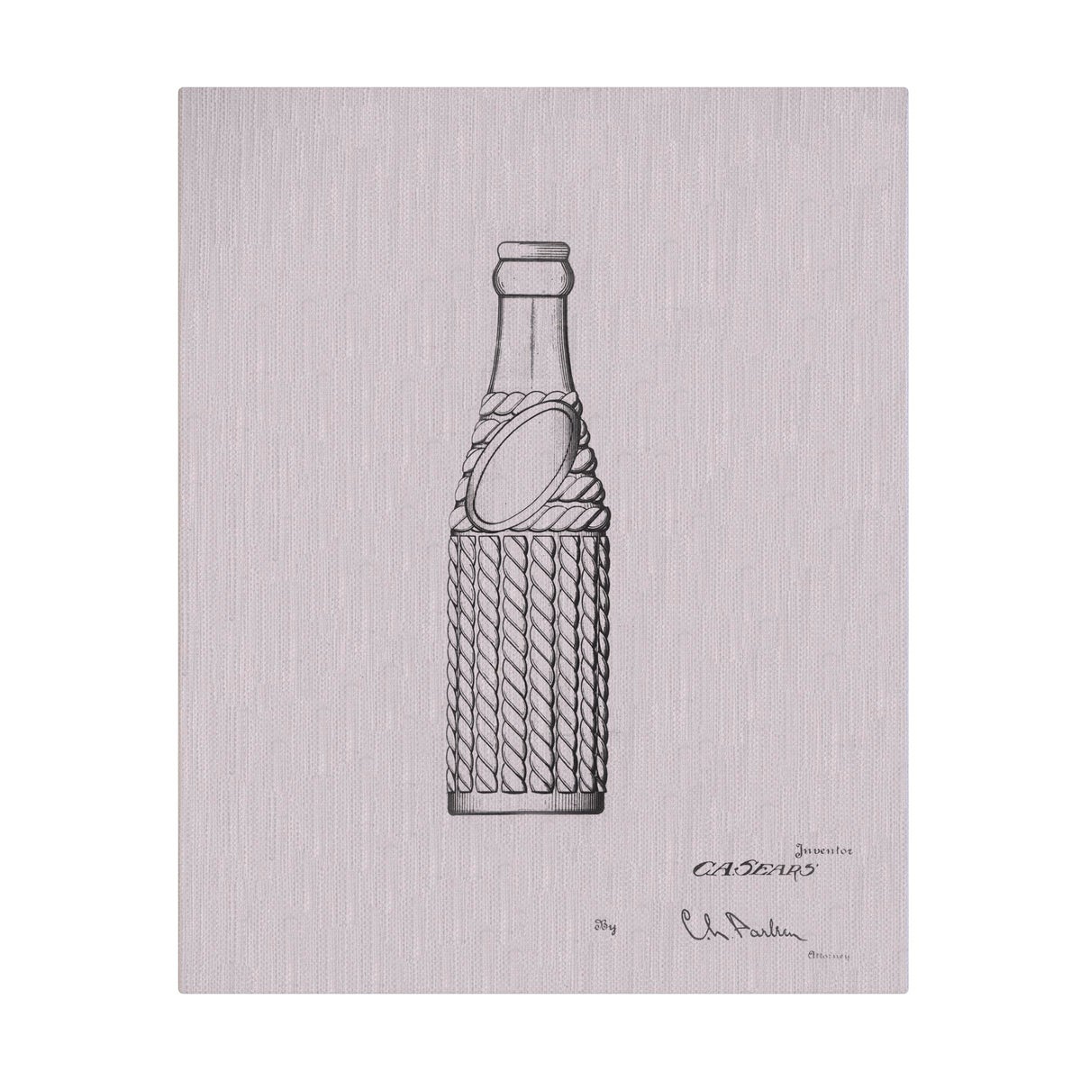 Vintage Soda Bottle II white