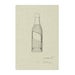Vintage Soda Bottle V white