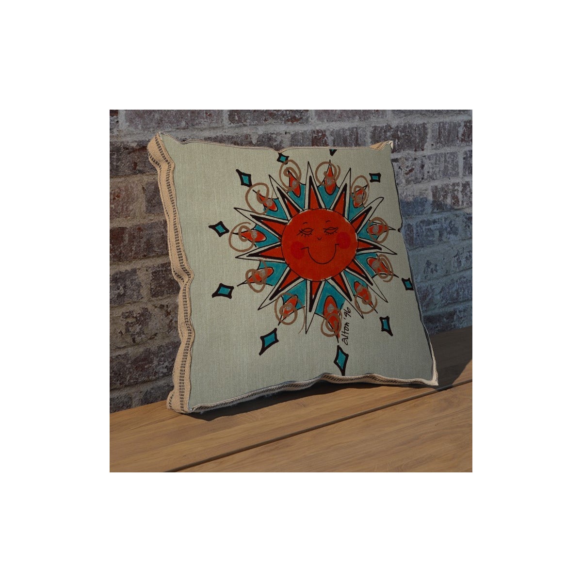 Alton Blue Sun pillow