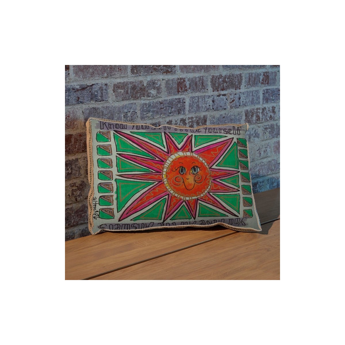 Alton Sun Green pillow