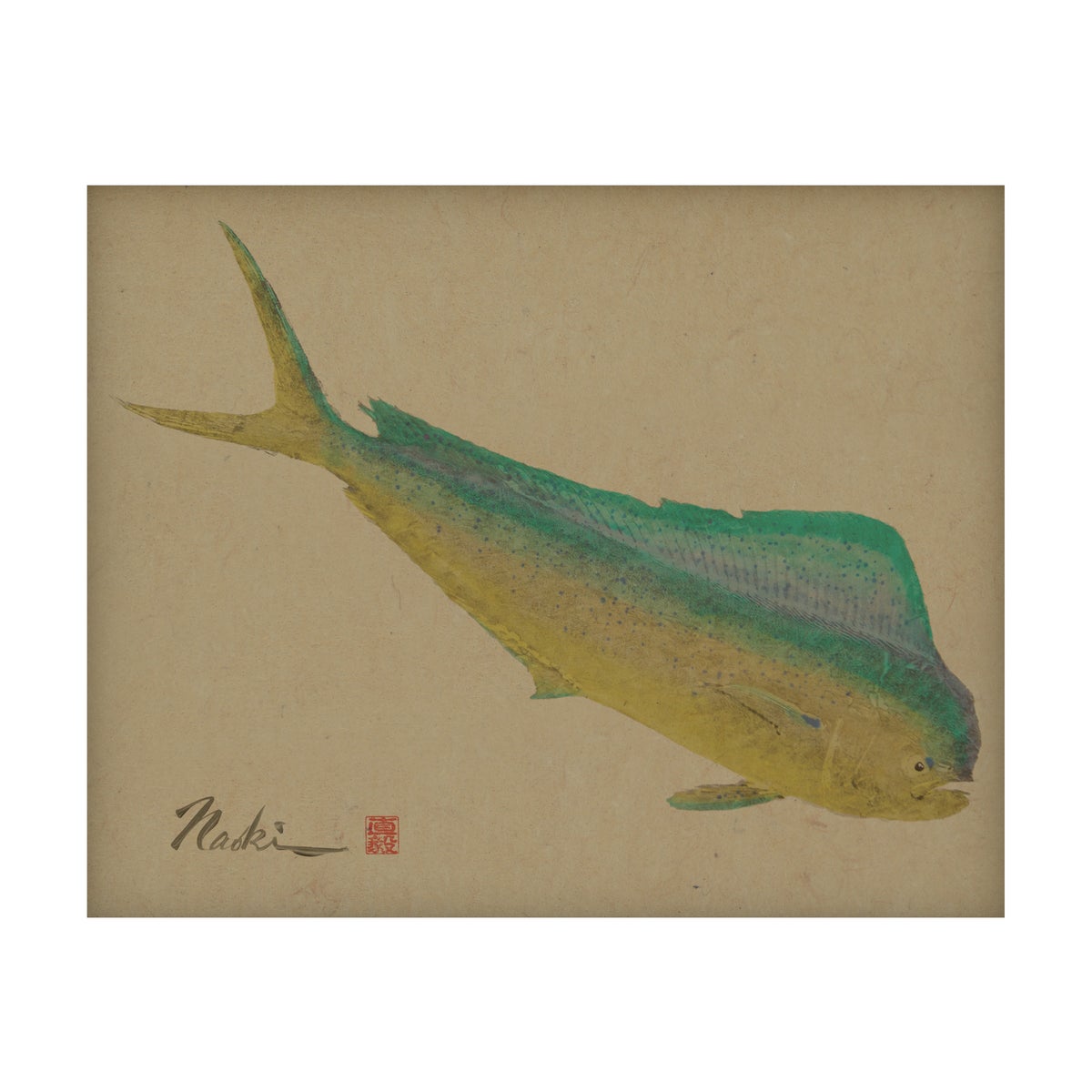 1909 Naoki Art Collection Hemp Panel
