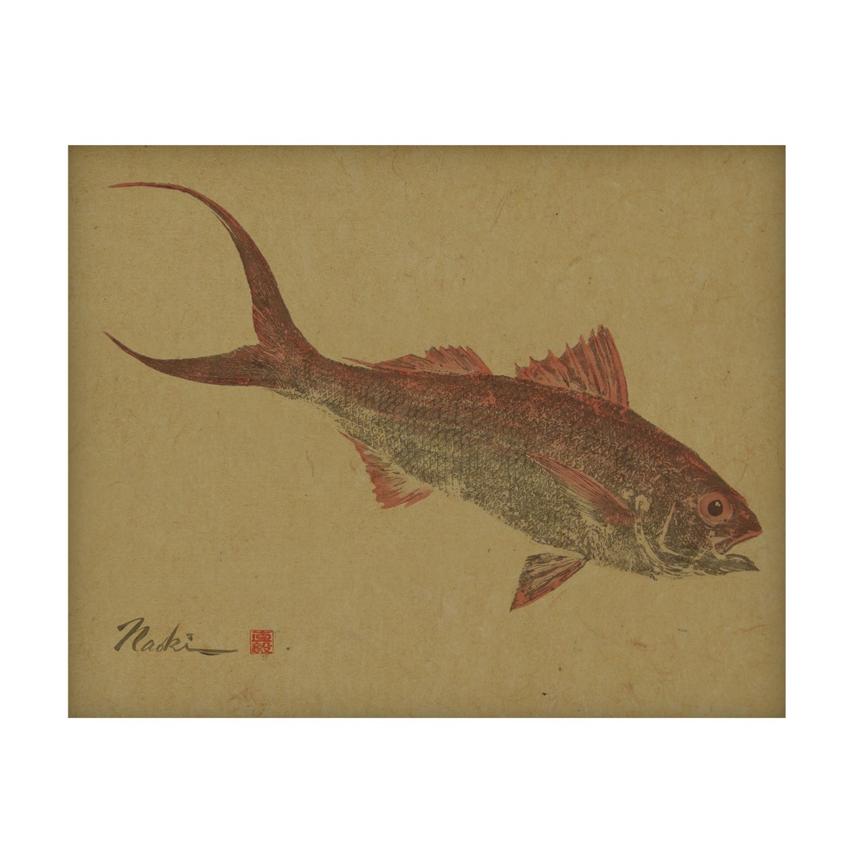 2682 Naoki Art Collection Hemp Panel