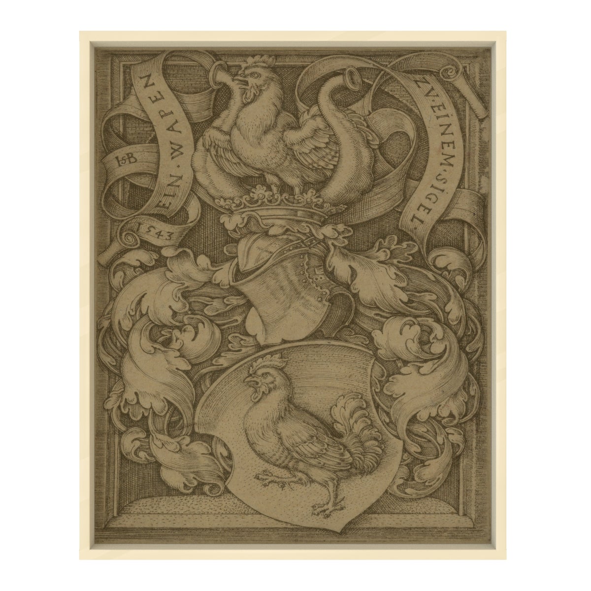 Chicken Etching Hemp Panel
