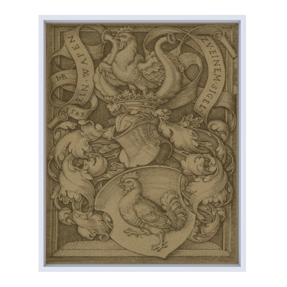 Chicken Etching Hemp Panel