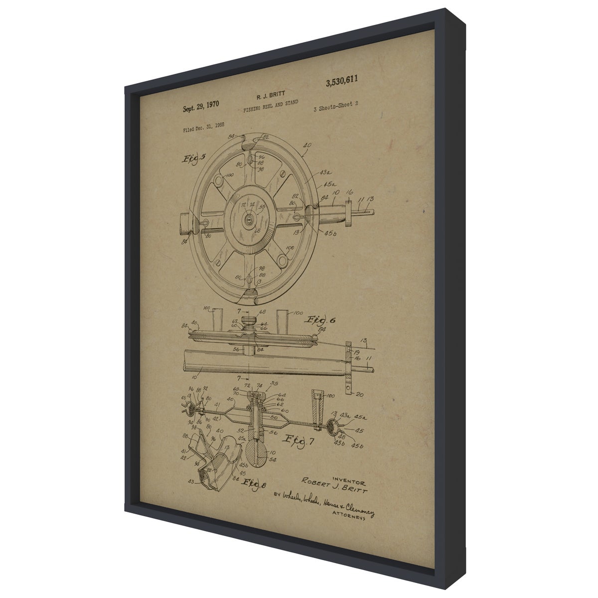 Fishing Reel Hemp Panel