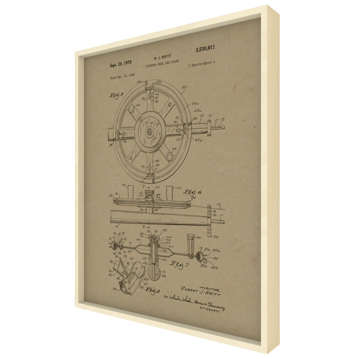 Fishing Reel Hemp Panel