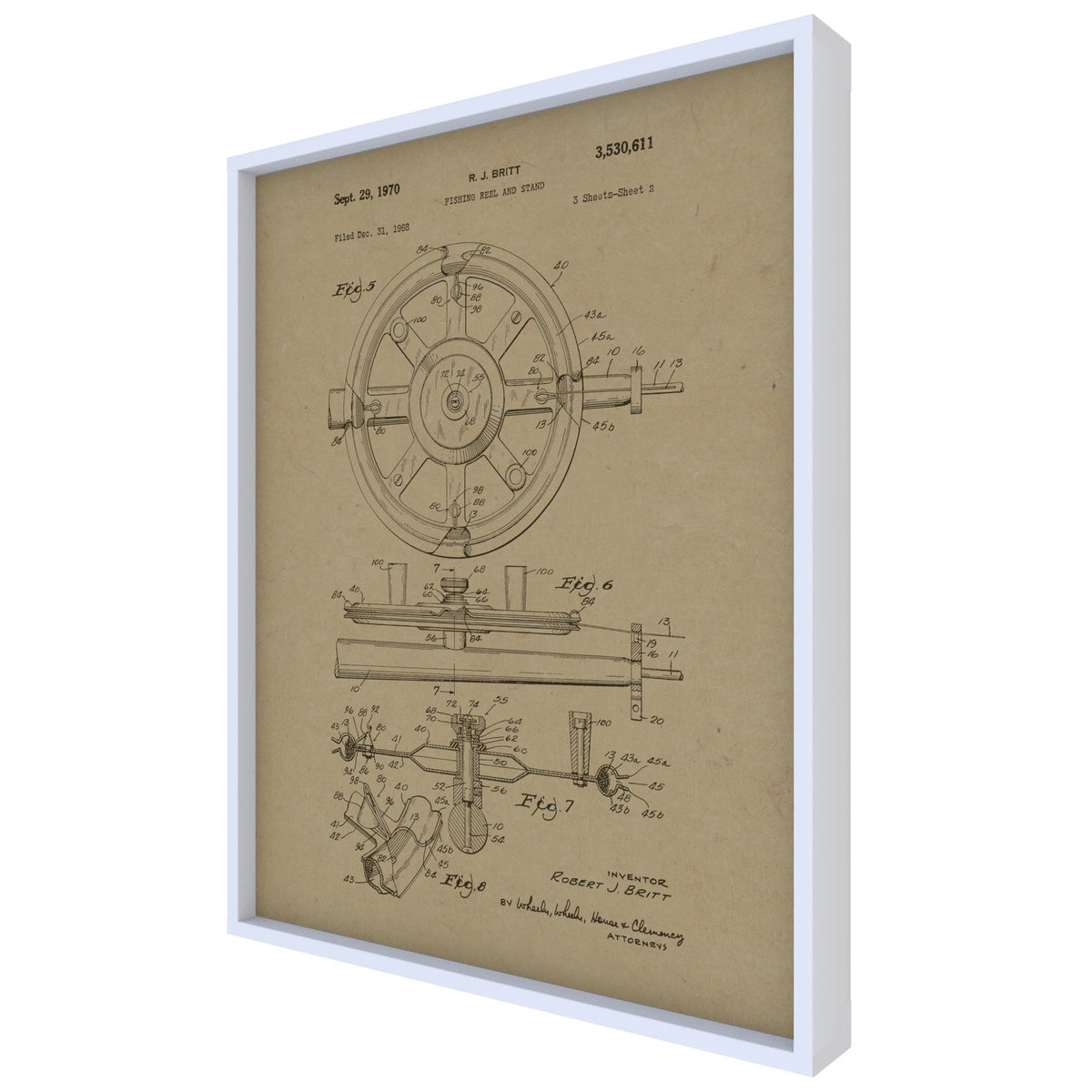 Fishing Reel Hemp Panel