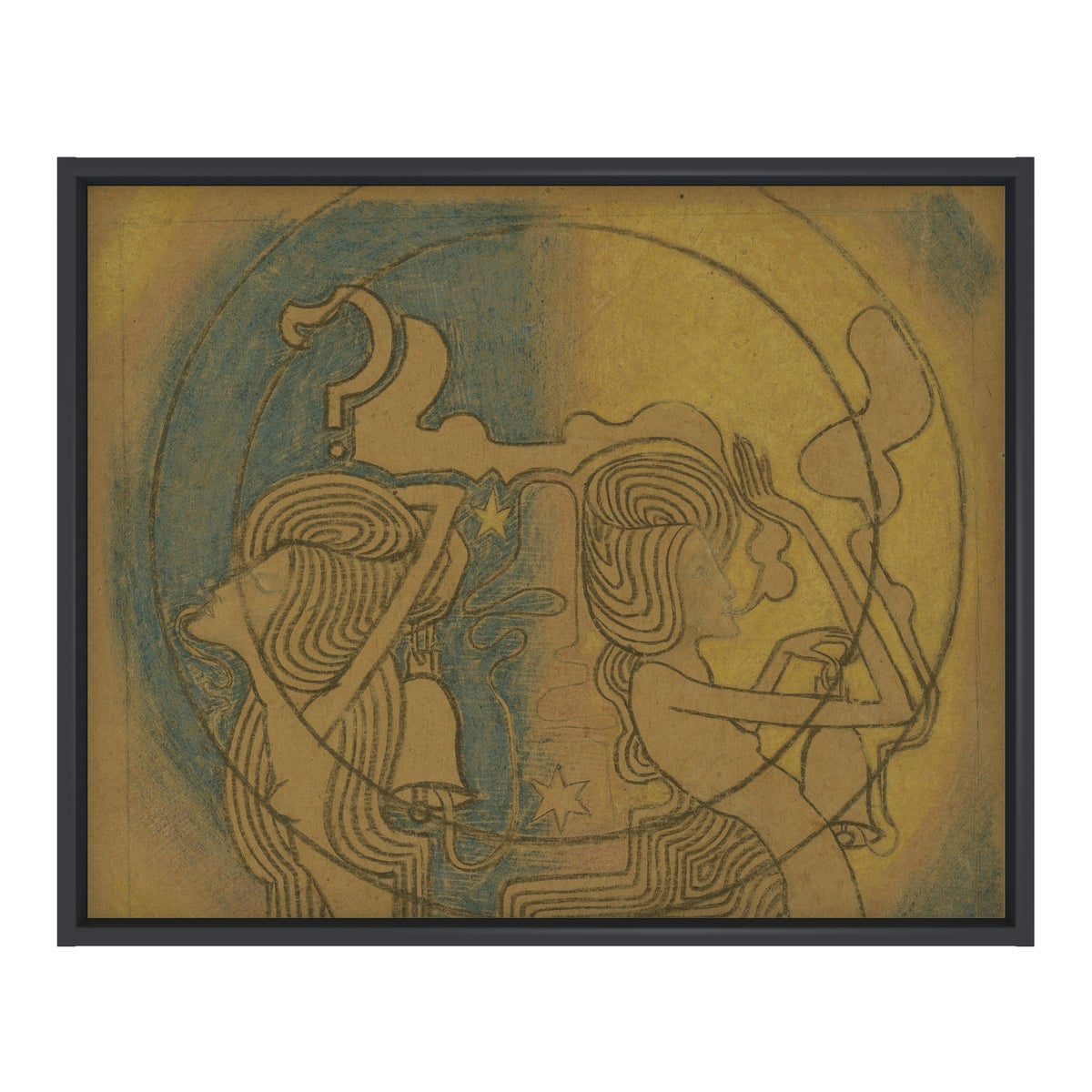 Women Smoking Hemp Panel