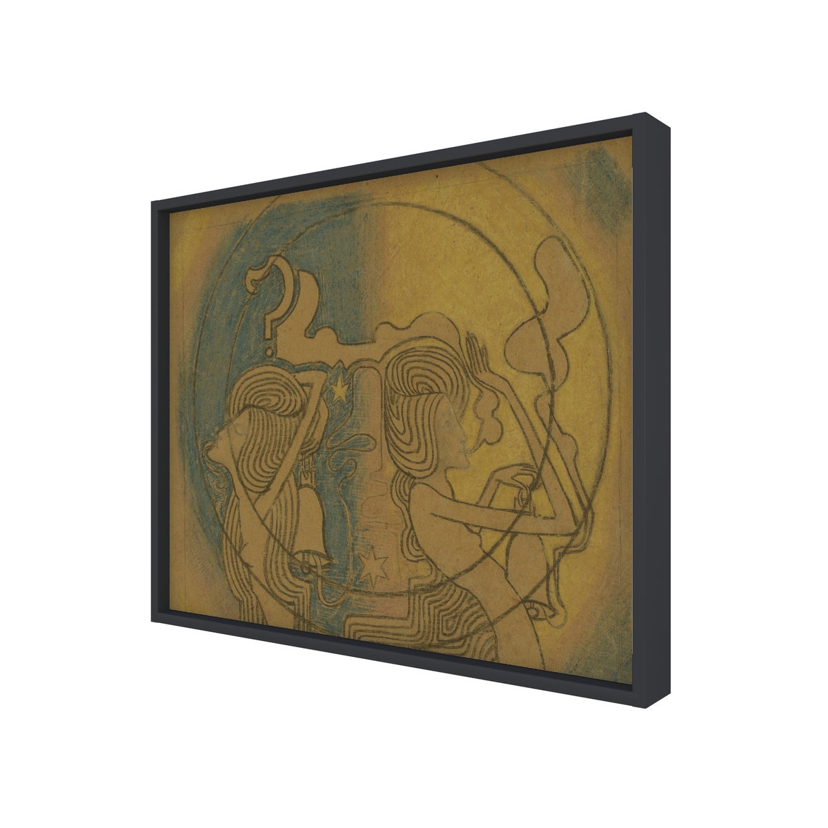 Women Smoking Hemp Panel