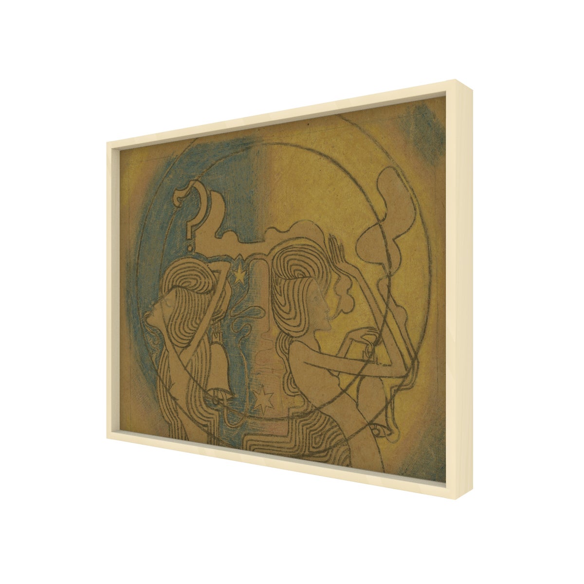 Women Smoking Hemp Panel