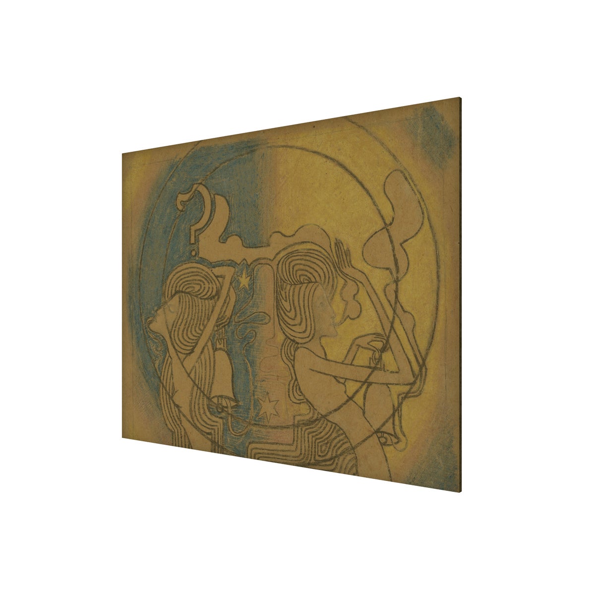 Women Smoking Hemp Panel