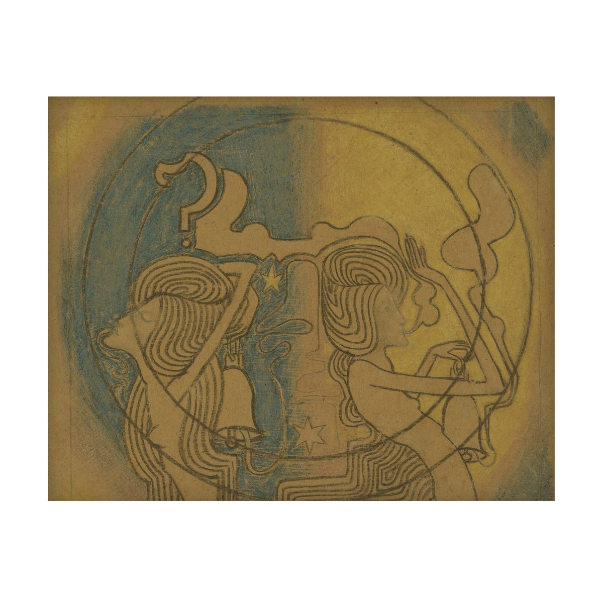 Women Smoking Hemp Panel