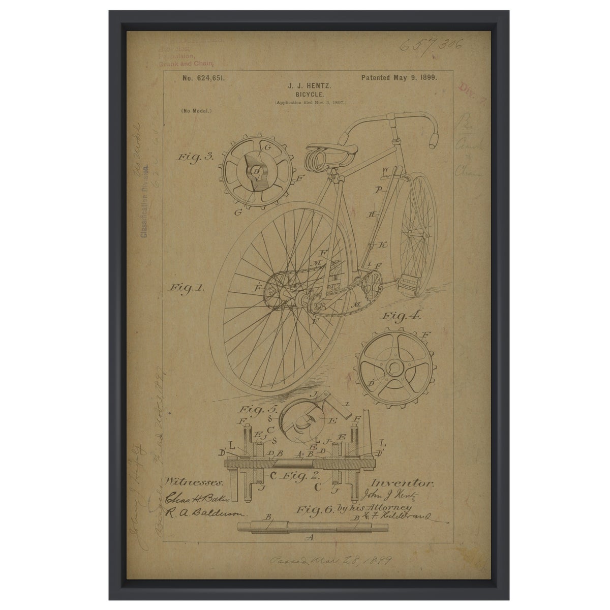 HENTZ BIKE PATENT Hemp Panel