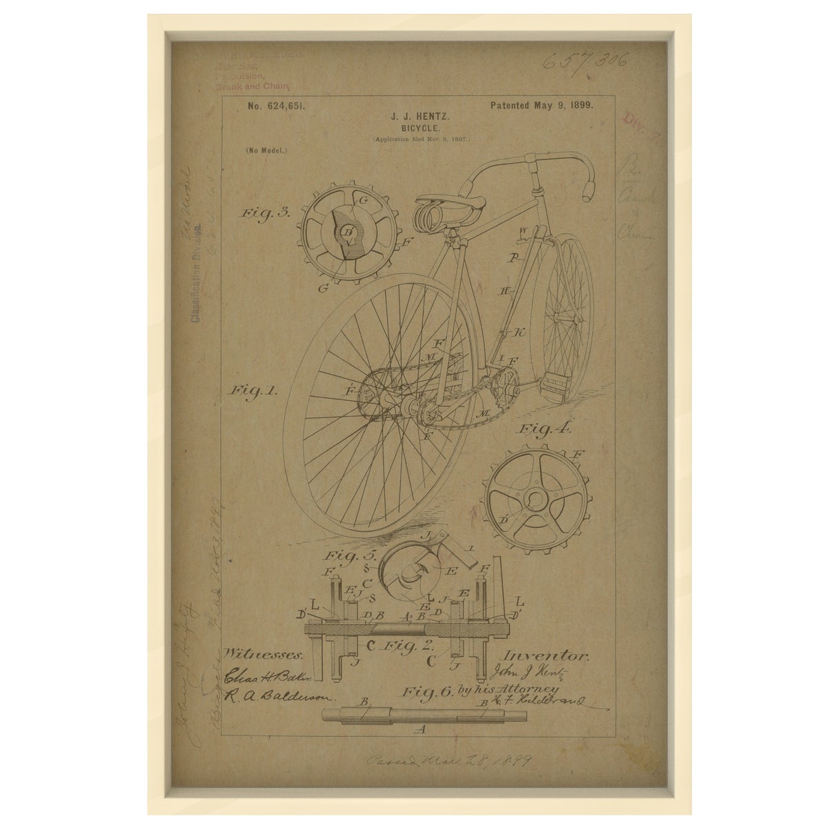 HENTZ BIKE PATENT Hemp Panel